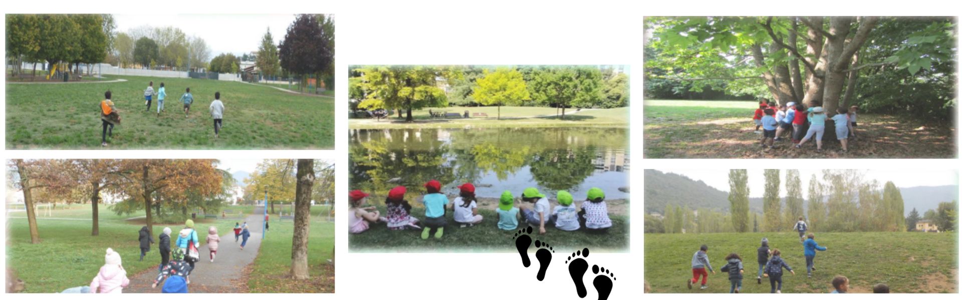 A piedini nudi nel parco