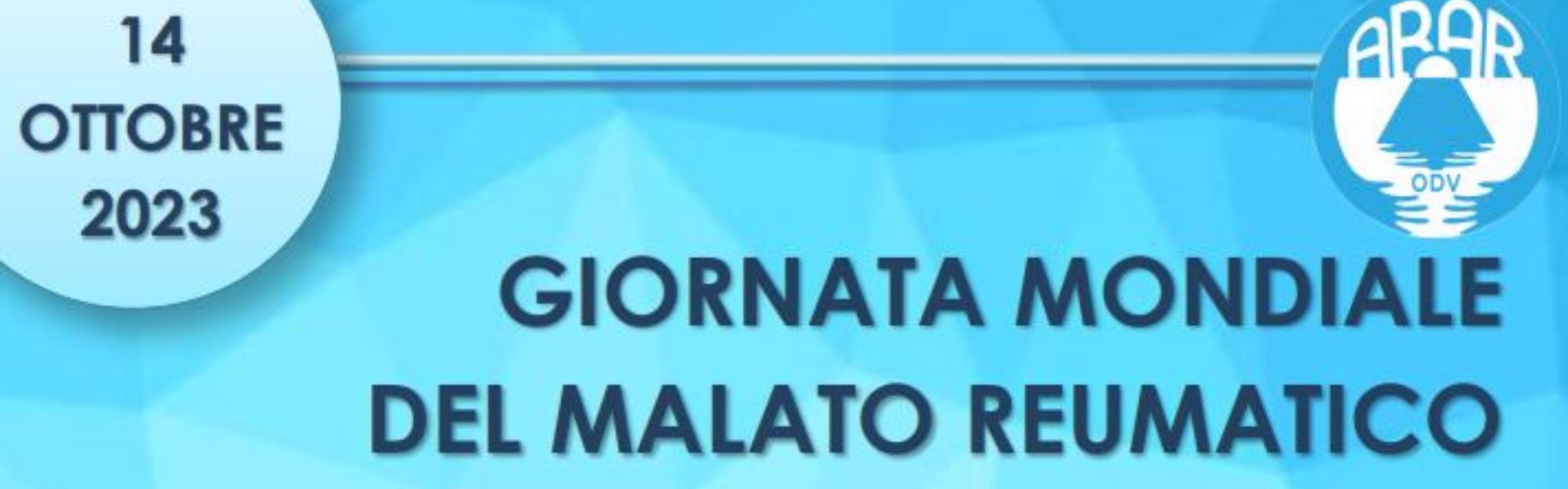 Giornata mondiale del malato reumatico 2023