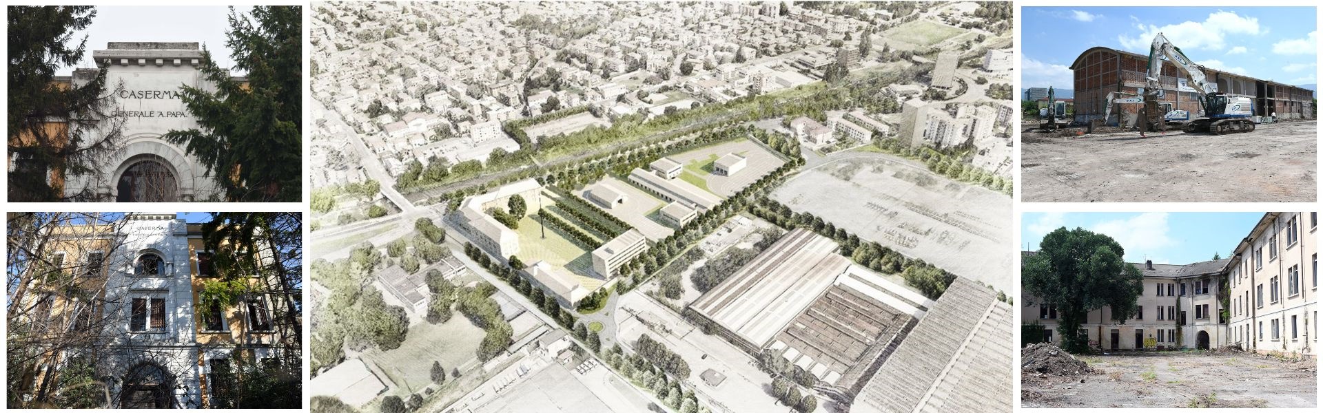 Area ex caserma Papa - Opere di urbanizzazione