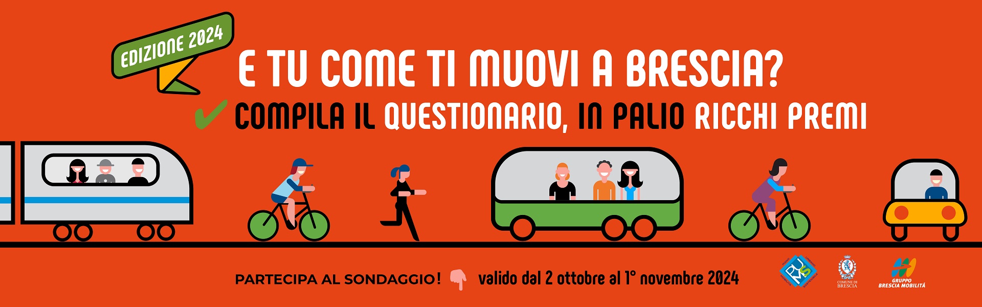 E tu come ti muovi a Brescia 2024 - Sondaggio