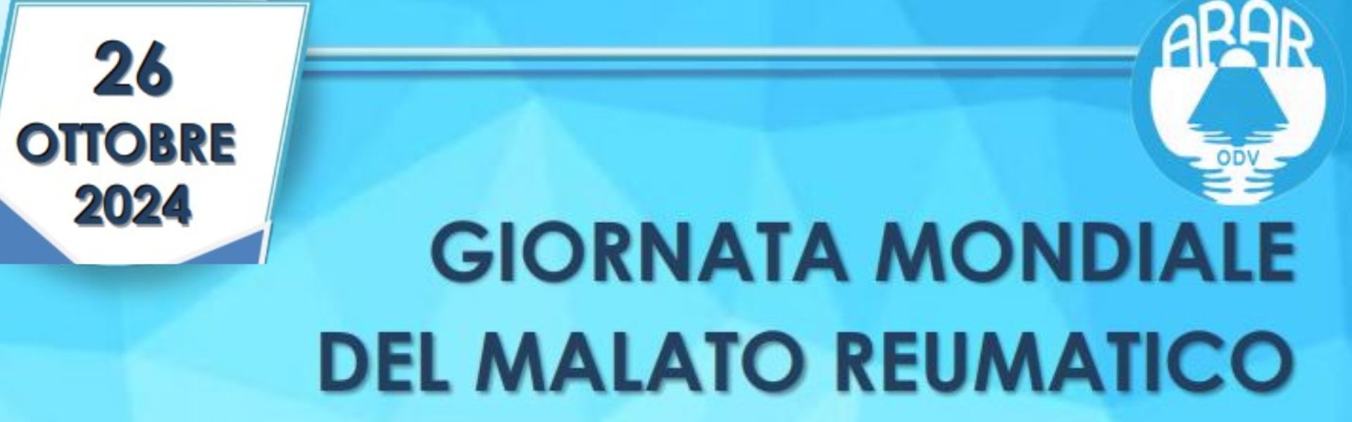 Giornata mondiale malato reumatico 2024