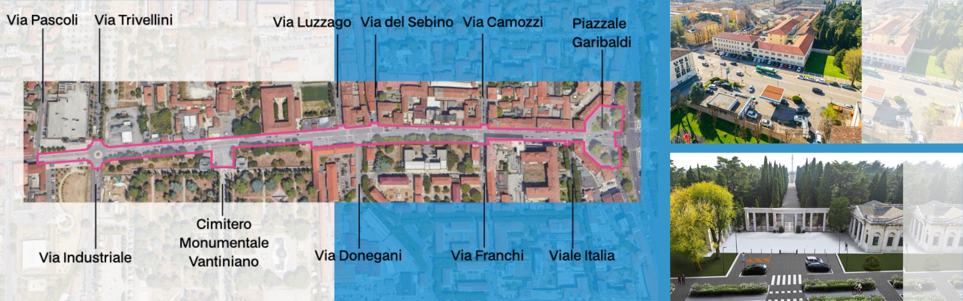 Lavori via Milano. Inizio