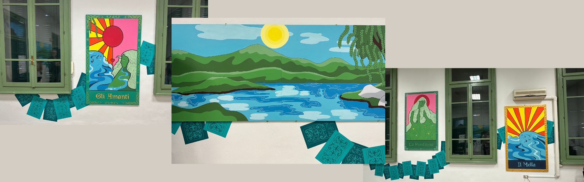 Decorazione Sala civica Ferrante Aporti