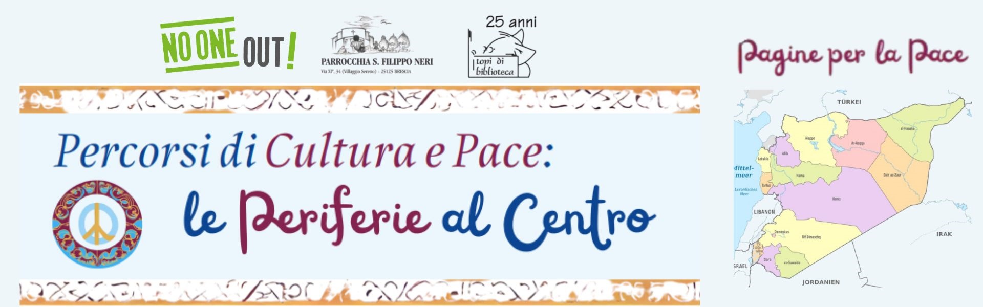 Percorsi cultura e pace 2025 - 25 settembre