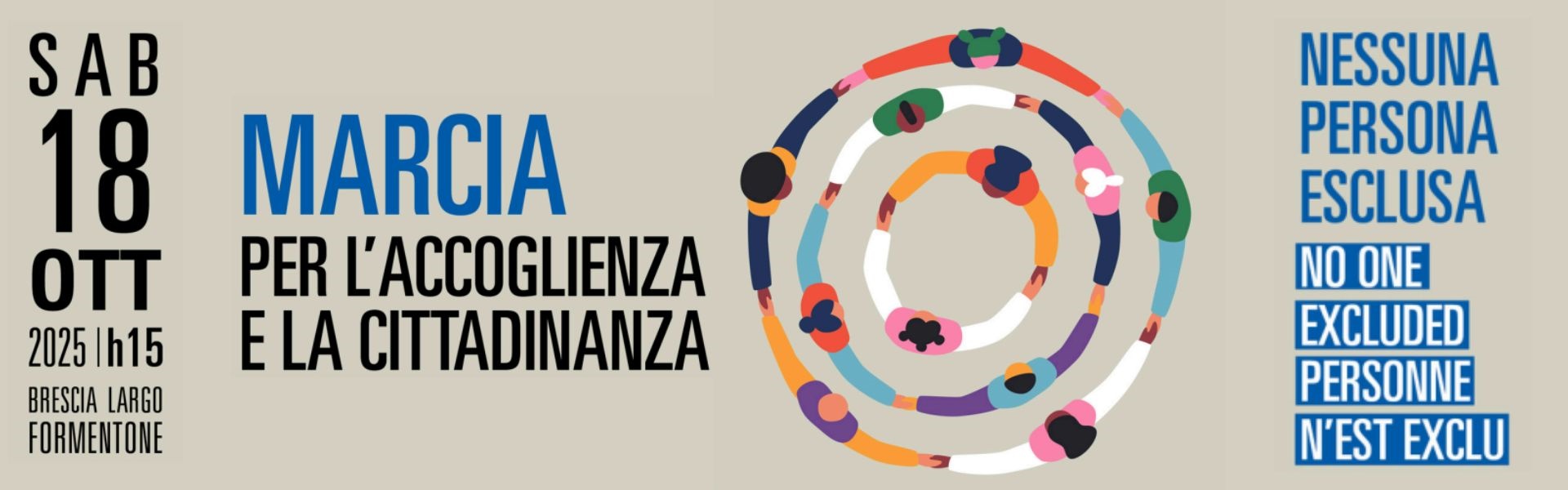 Marcia per accoglienza e cittadinanza 2025