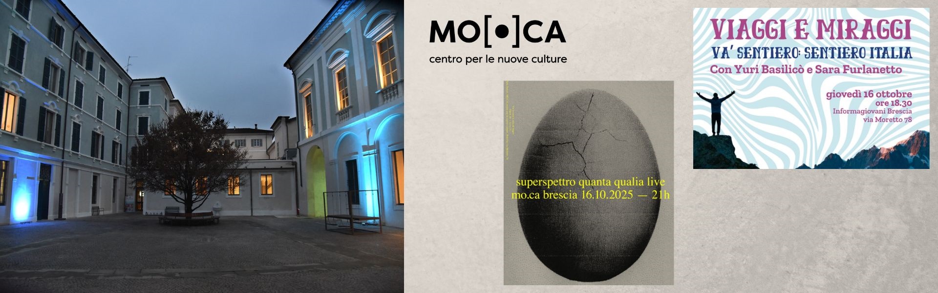 Moca 2025 - Eventi 16 ottobre - 16 ottobre