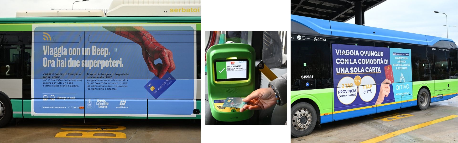 Unico pagamento contactless mezzi pubblici