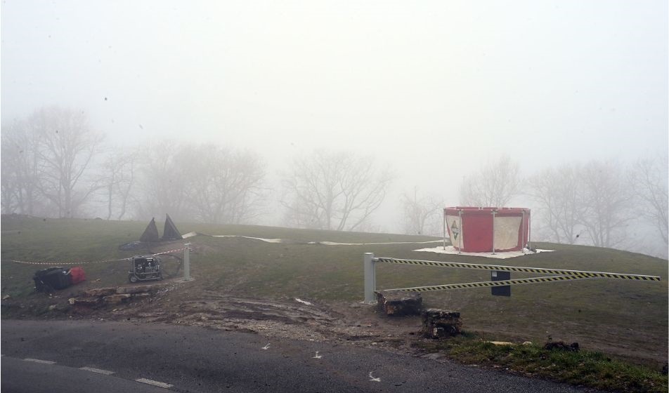 Vasca antincendio Maddalena. Apertura
