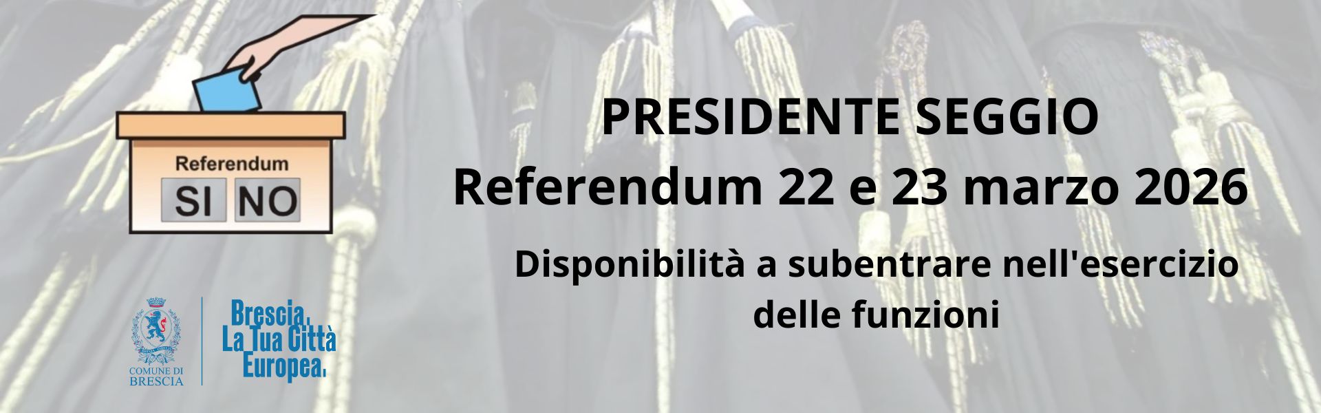 Presidenti seggio Referendum 2026
