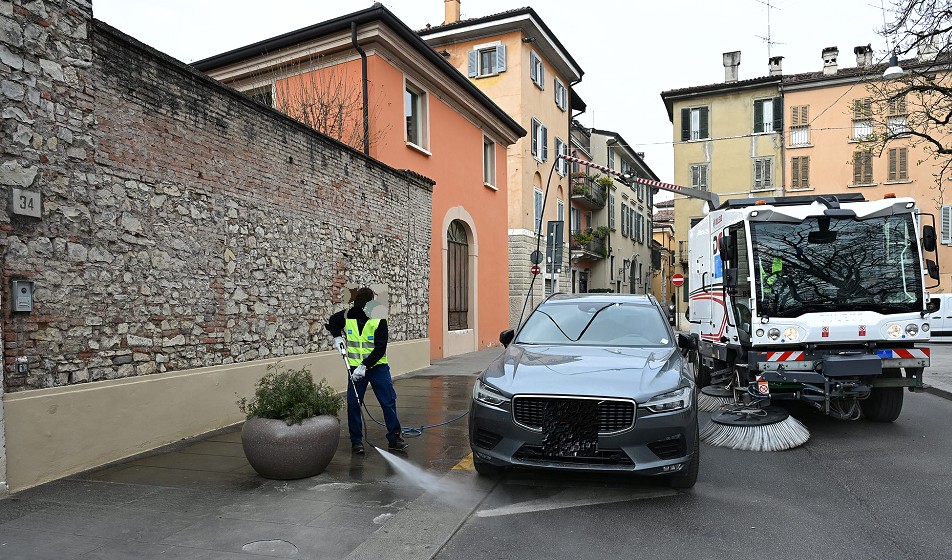 Nuovo sistema pulizia strade