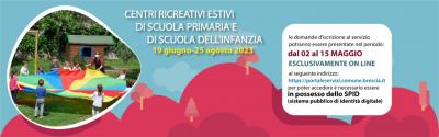 Centri Ricreativi Estivi 2023